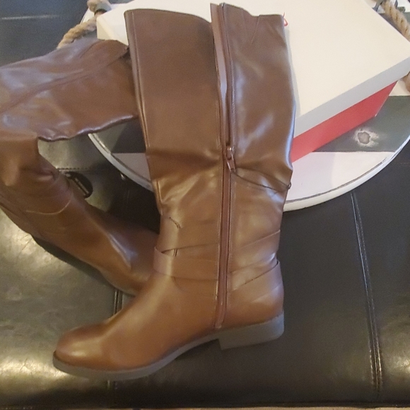 Style & Co riding boot sz 8.5.  NIB  Cognac - Picture 4 of 9